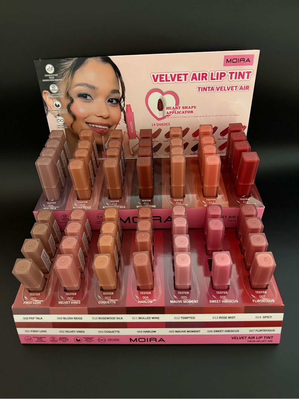 Moira Velvet Air Lip Tint — Pink & Nude Shades